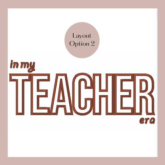 Teacher Appreciation: Option 2
