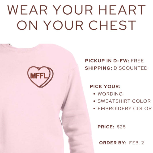 Candy Heart Sweatshirt