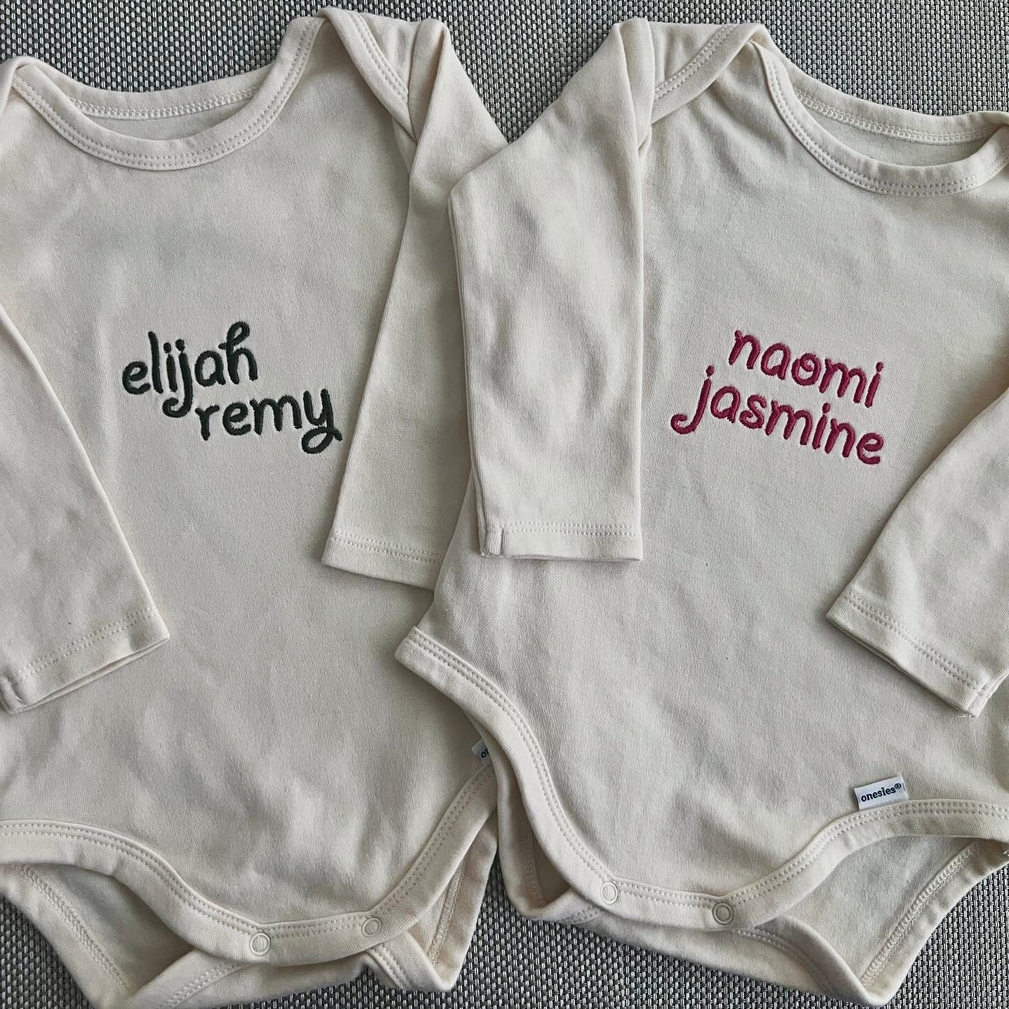 Long-Sleeved Baby Onesie
