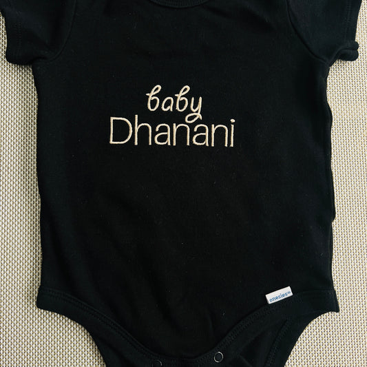 Short-Sleeved Baby Onesie